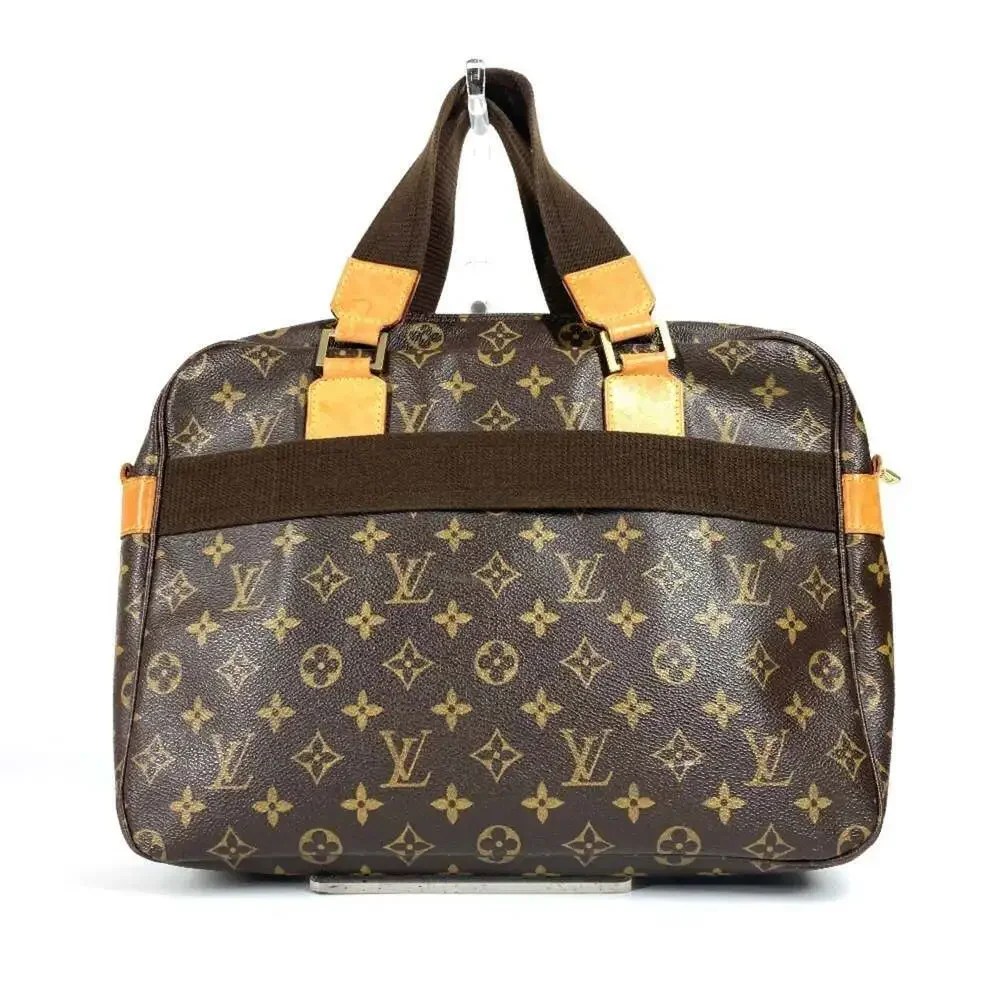LOUIS VUITTON Authentic Brown Monogram Canvas Tote Bag